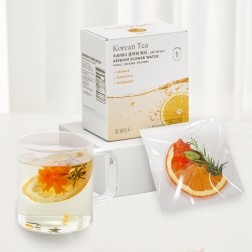 [꽃을담다]리프레시 플라워워터(오렌지&메리골드) 10개입