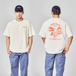 [비토우] 강철 패밀리 반팔 티셔츠